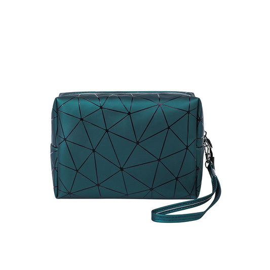 Diamond Triangle Wash Bag PU Cosmetic Bag
