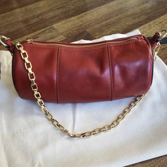 Chain Bag Cylinder Bag Shoulder Diagonal Pillow Bag
