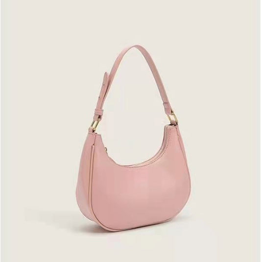 Trendy Shoulder Bag Popular Texture Crescent Moon