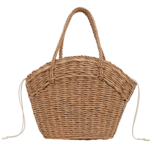 Woven Bag Vacation Rattan Beach Bag Straw Woven Bag