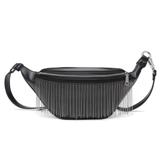 Women's tassel waist bag
