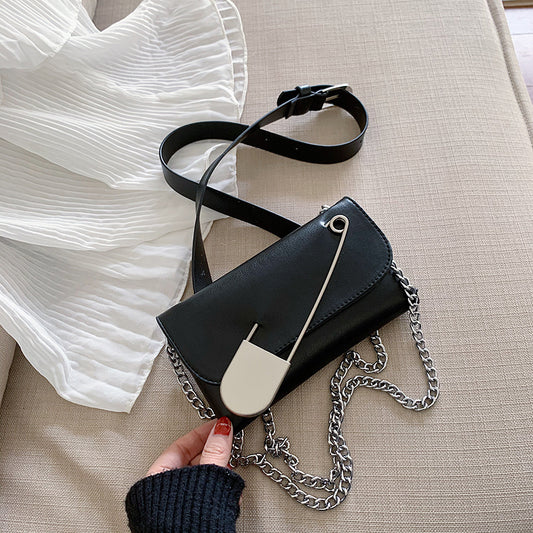 Chain crossbody bag shoulder chest bag waist bag