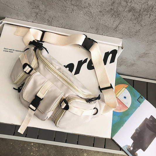 Street Men's Chest Bag Crossbody Sports Waist Bag