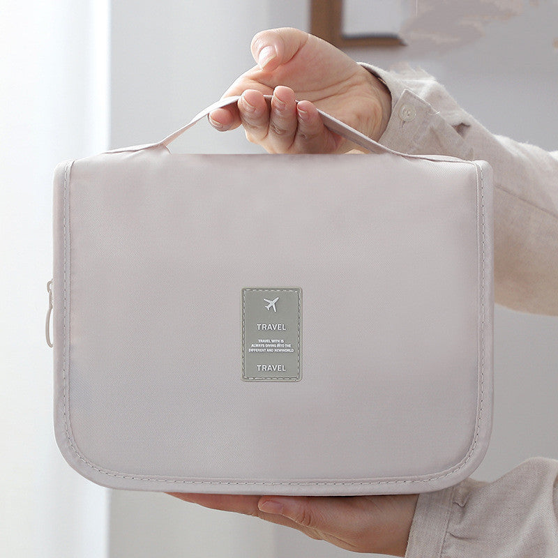 Small-size Cosmetic Bag Portable Korean Simple Girl Heart Wash Bag Large Capacity Men's Cosmetic Bag Hook Bag