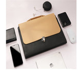 Portable pu computer bag