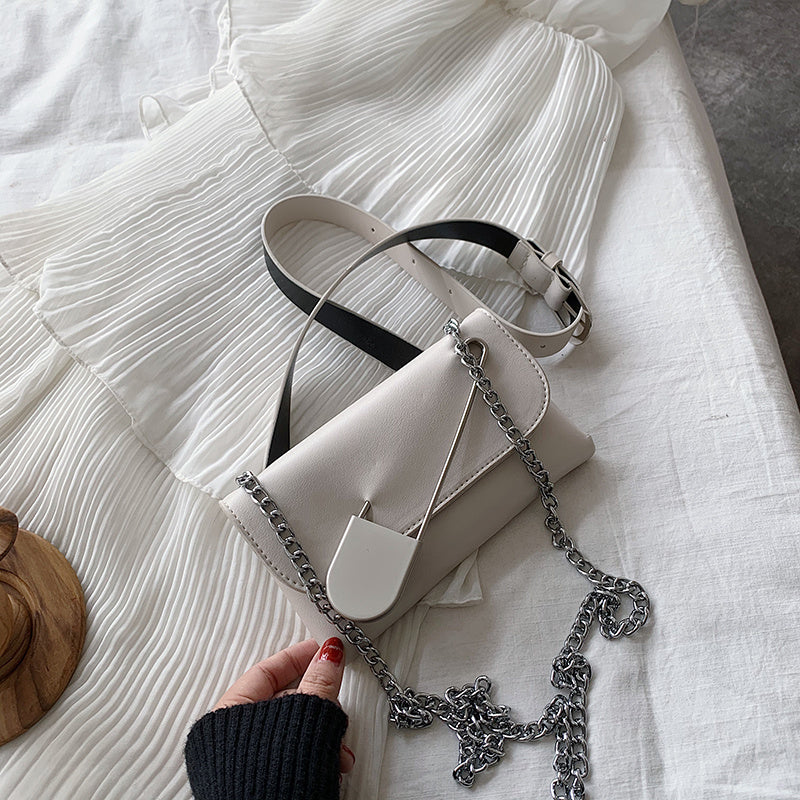 Chain crossbody bag shoulder chest bag waist bag