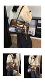 Vintage Leather Tote Bag – Elegant, Spacious & Office-Ready