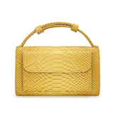 Snake print handbag
