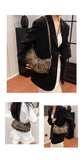Retro Biker Style Shoulder Bag – Rivet Buckle Crescent Handbag