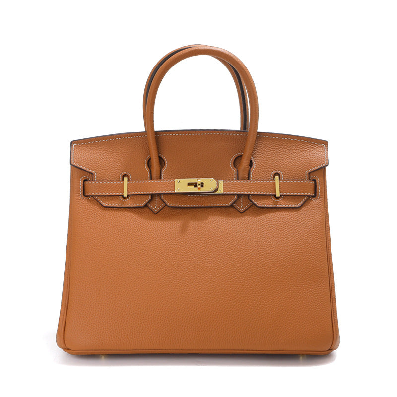 Premium Custom Color Tote Handbag – Inspired by Birkin Style (30+ Colors Available)