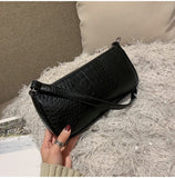 Stone pattern art handbag