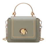 Personalized lock metal handbag