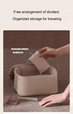 3-in-1 Makeup Organizer Set – Toiletry Bag, Brush Pad & Skincare Case