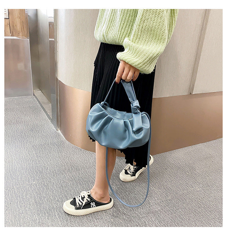 Cloud female fold handbag