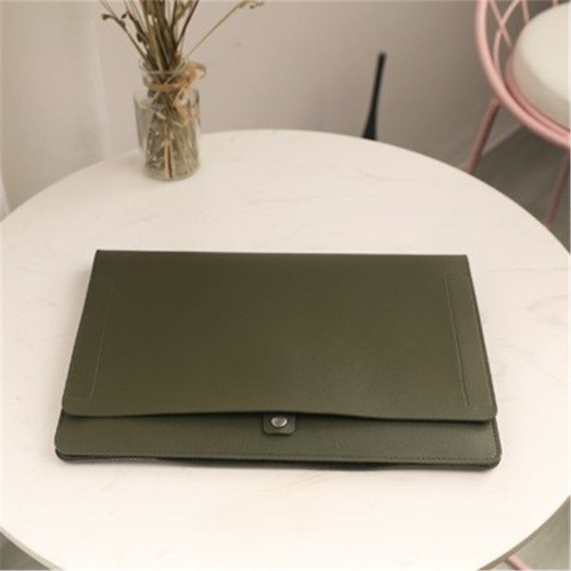 Portable pu computer bag