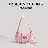 Fashion Colorful Shoulder Bags – Heart & Chain Design | Boutique Real Shots
