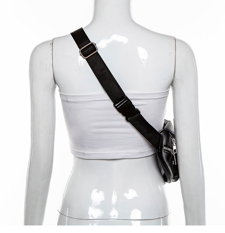 Waist bag handsome chain crossbody chest bag