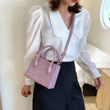 One shoulder retro handbag