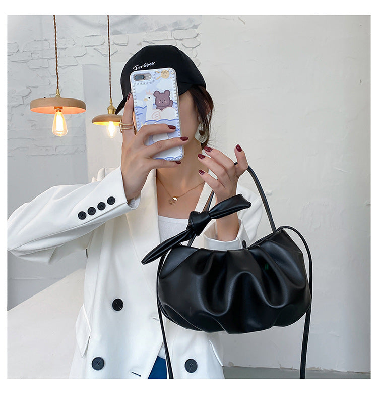 Cloud female fold handbag