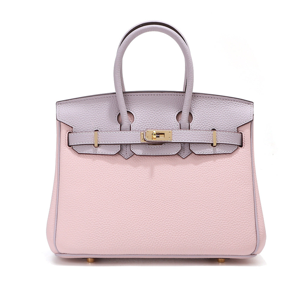 Premium Custom Color Tote Handbag – Inspired by Birkin Style (30+ Colors Available)