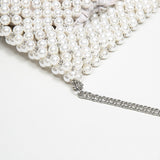 Fashionable pearl handbag