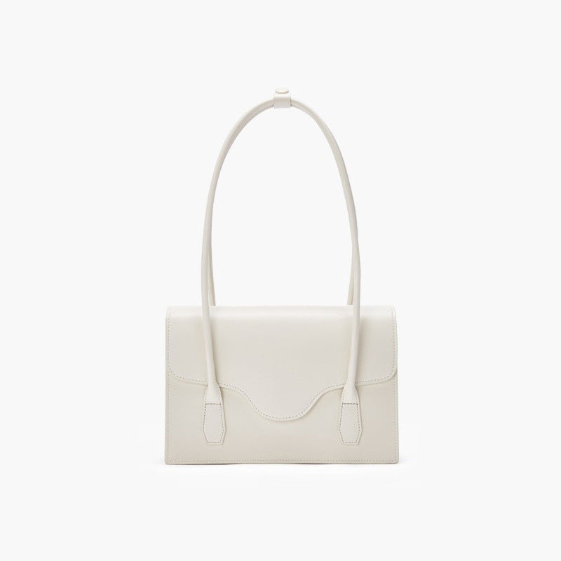 Wild Sense French Niche Bag Leather Retro Armpit Bag Single Shoulder Baguette Bag Portable Envelope Bag