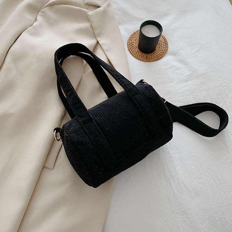 Fashion Leisure Corduroy Handbag