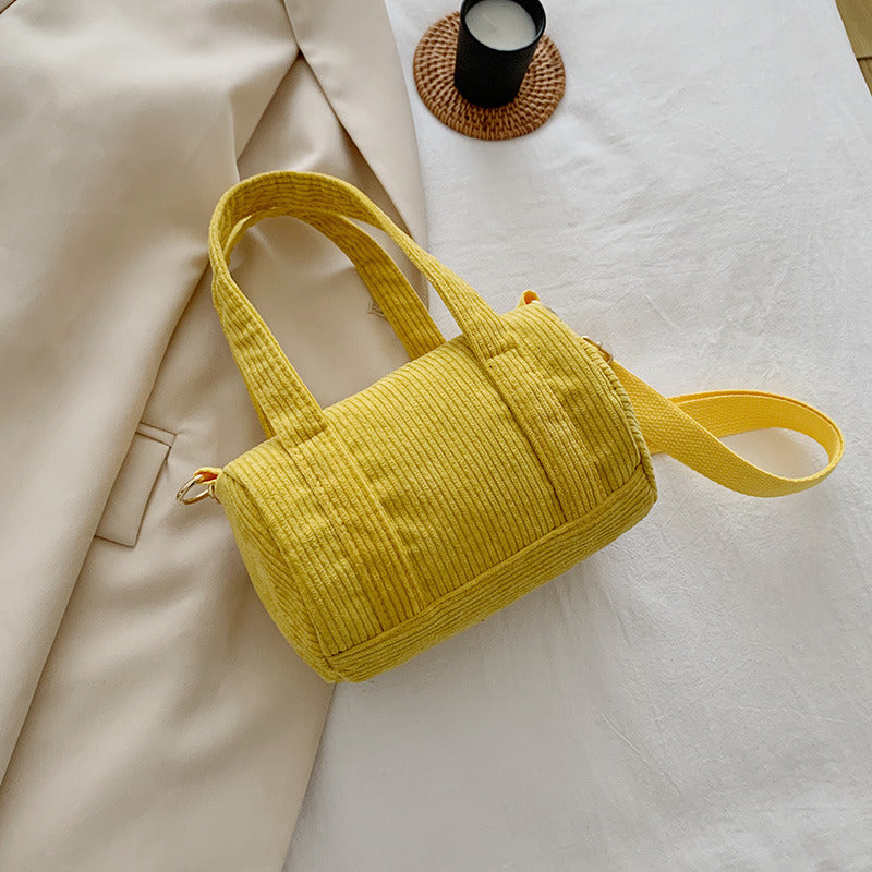 Fashion Leisure Corduroy Handbag