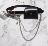 Small Waist Bag Belt Mini Bag Personalized Chain