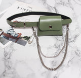 Small Waist Bag Belt Mini Bag Personalized Chain