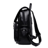 Sheepskin backpack soft leather backpack