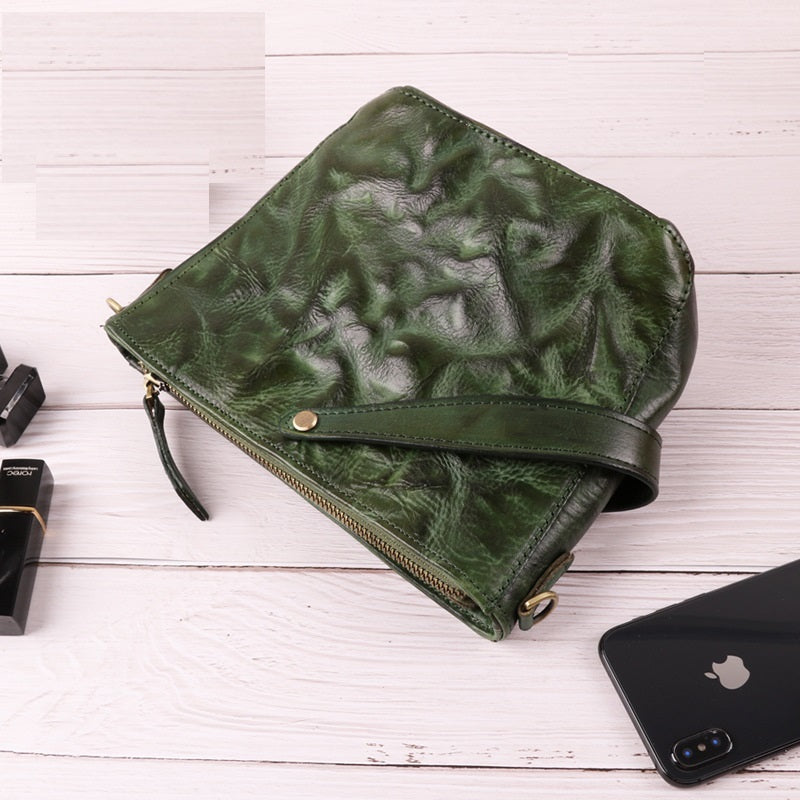 Vintage leather handbag
