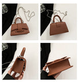Mini Colorful Geometric Top Handle Bag – Cute Street Style Crossbody