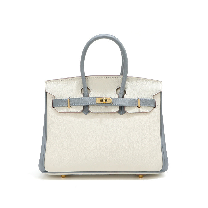 Premium Custom Color Tote Handbag – Inspired by Birkin Style (30+ Colors Available)