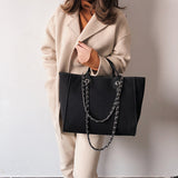 Simple canvas handbag