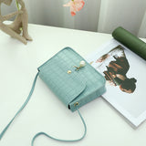 Crocodile Pattern Small Square Bag Women's Bag Cosmetic Bag Shoulder Bag