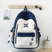 White With Blue