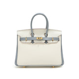 Premium Custom Color Tote Handbag – Inspired by Birkin Style (30+ Colors Available)