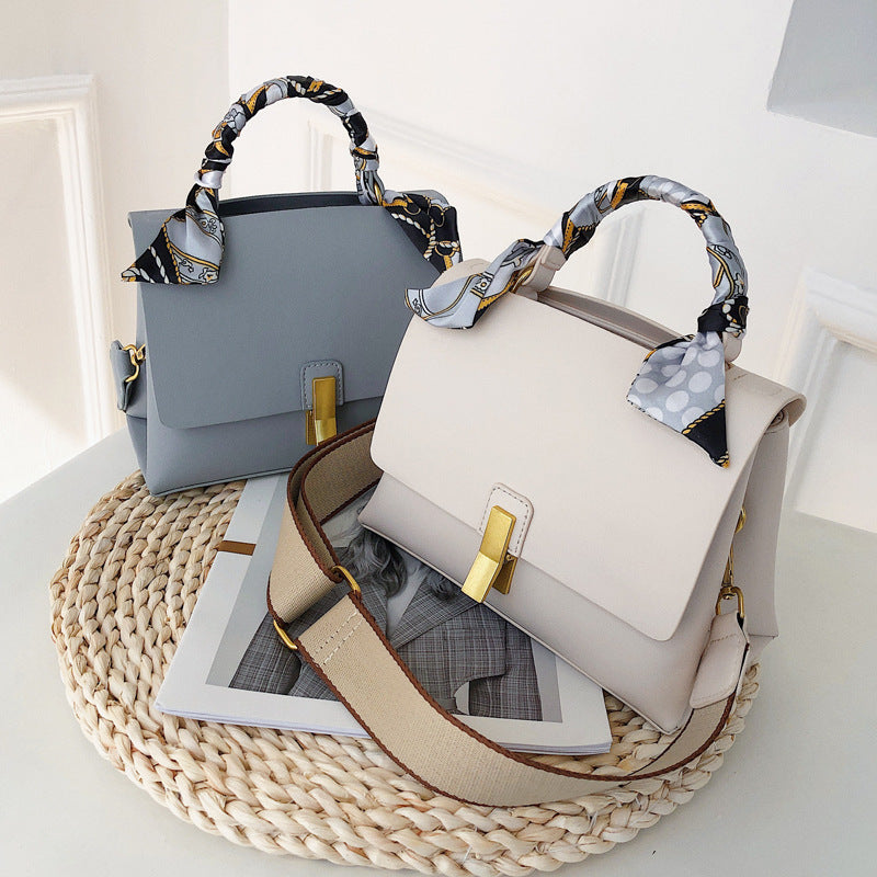 Scarf crossbody lady handbag