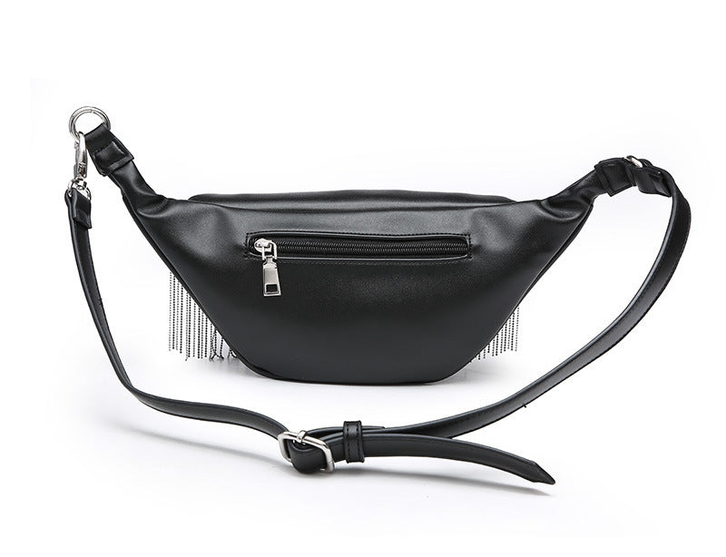 Women's tassel waist bag