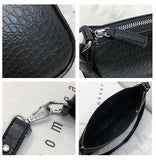 Stone pattern art handbag