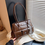 Vintage Leather Tote Bag – Elegant, Spacious & Office-Ready