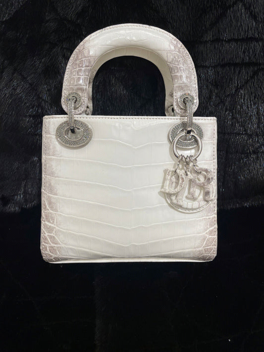 Dior Himalaya White Bag – Timeless Elegance in Exotic Style