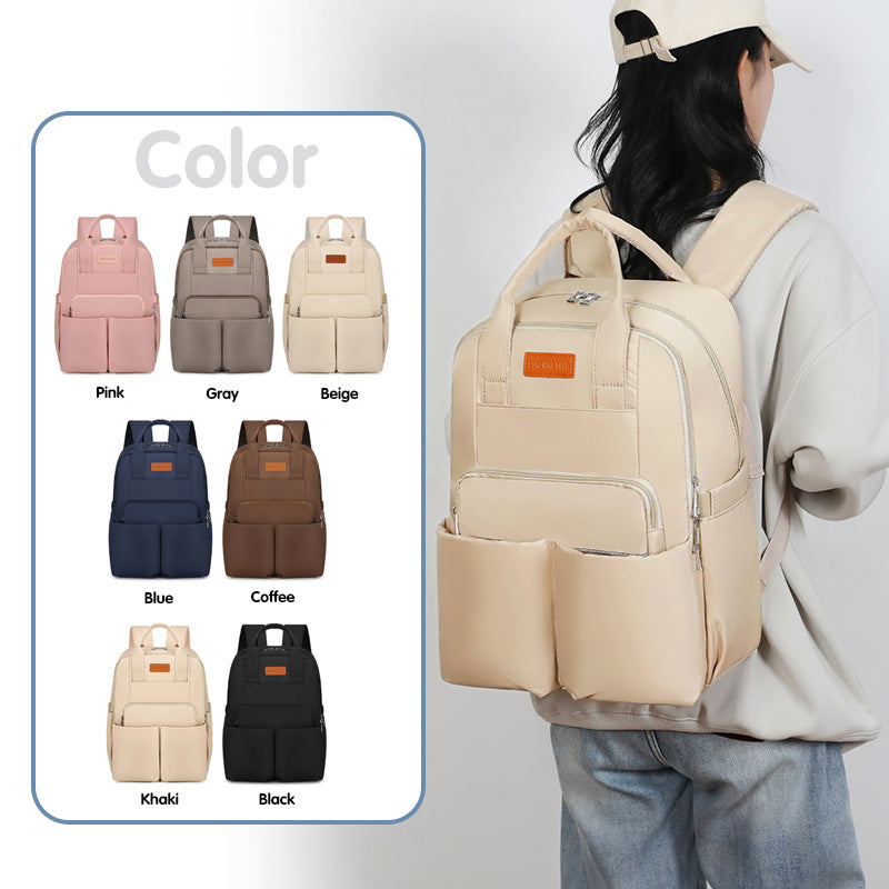 Multi-Pocket Waterproof Backpack – Versatile & Stylish Daily Bag
