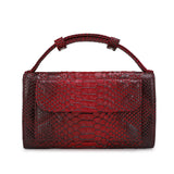 Snake print handbag