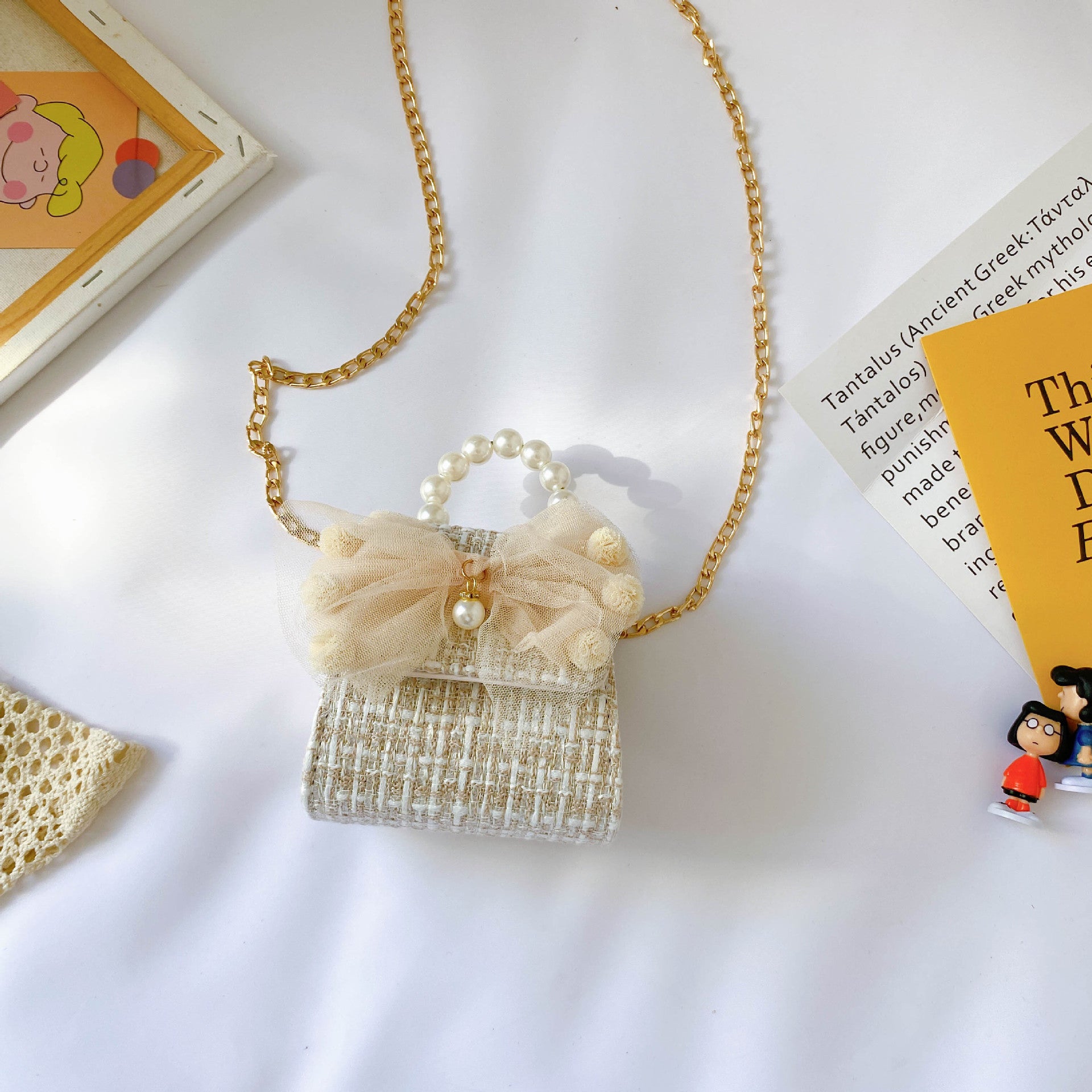 Pearl handbag children bag