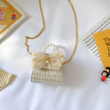 Pearl handbag children bag
