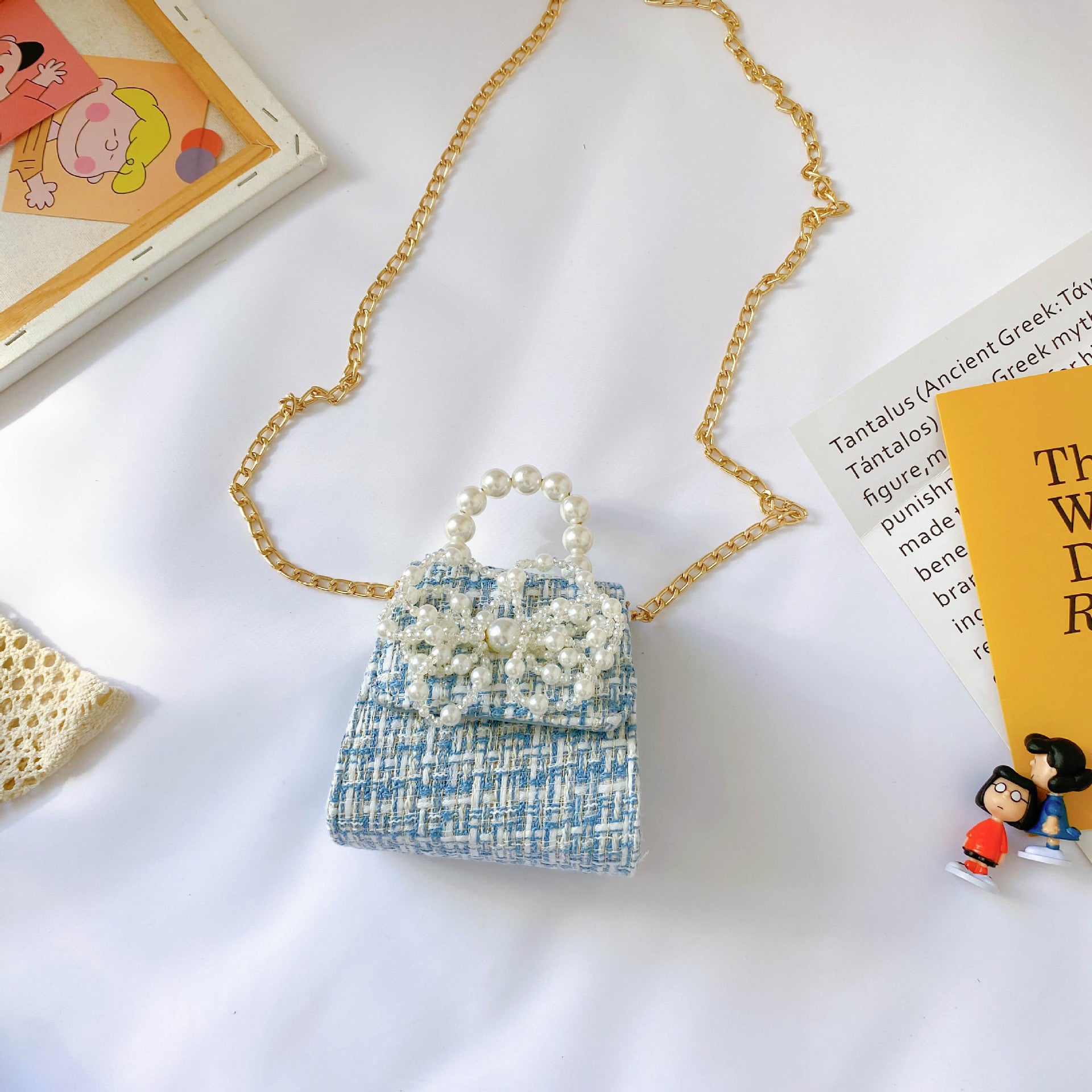 Pearl handbag children bag
