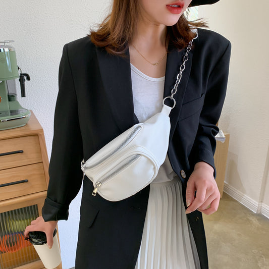 Women Chest Bag Crossbody Saddle Waist Bag