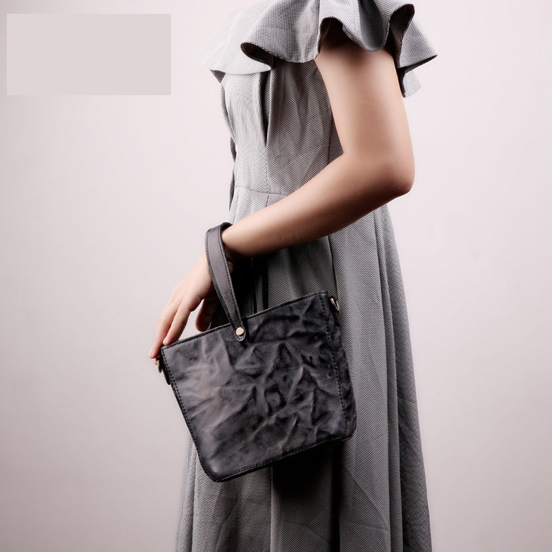 Vintage leather handbag